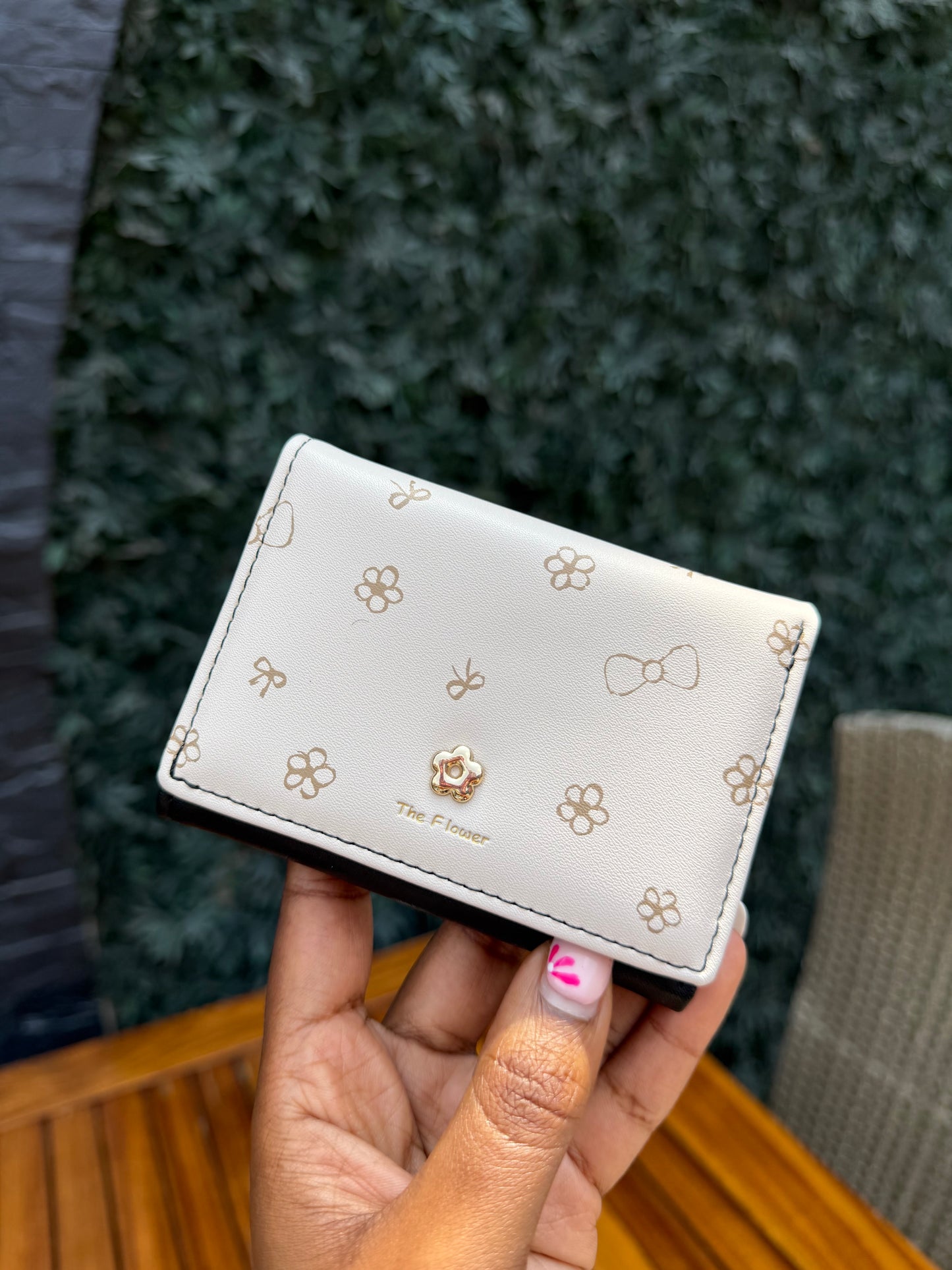 The flower mini wallet