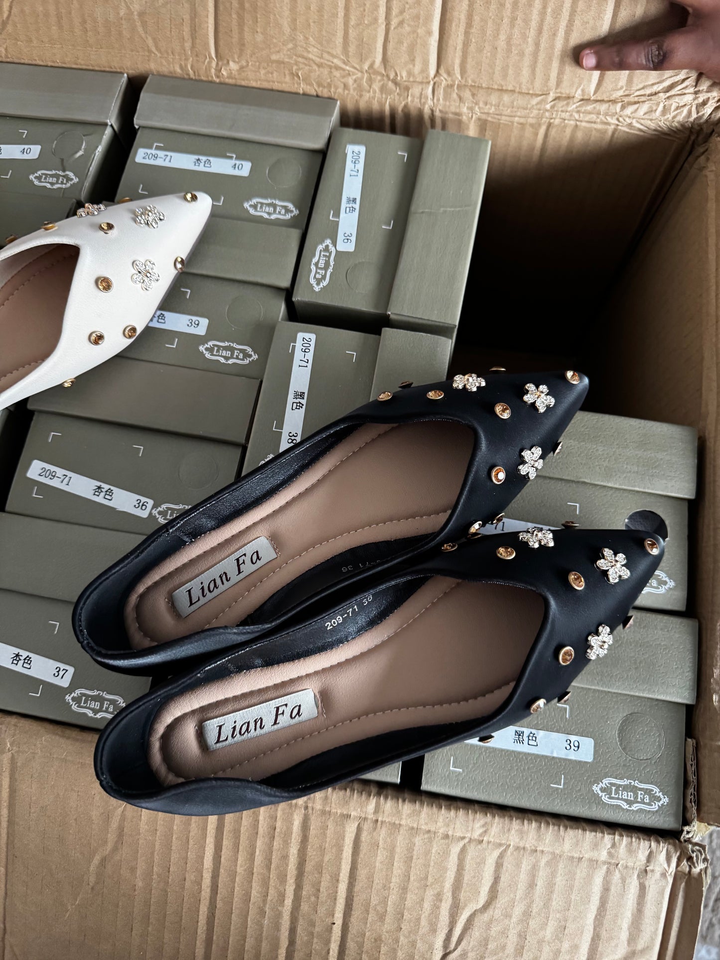 Katrina studded flats