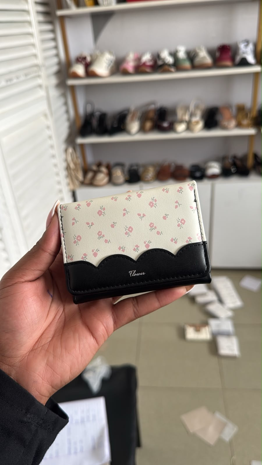 Blossom mini wallet
