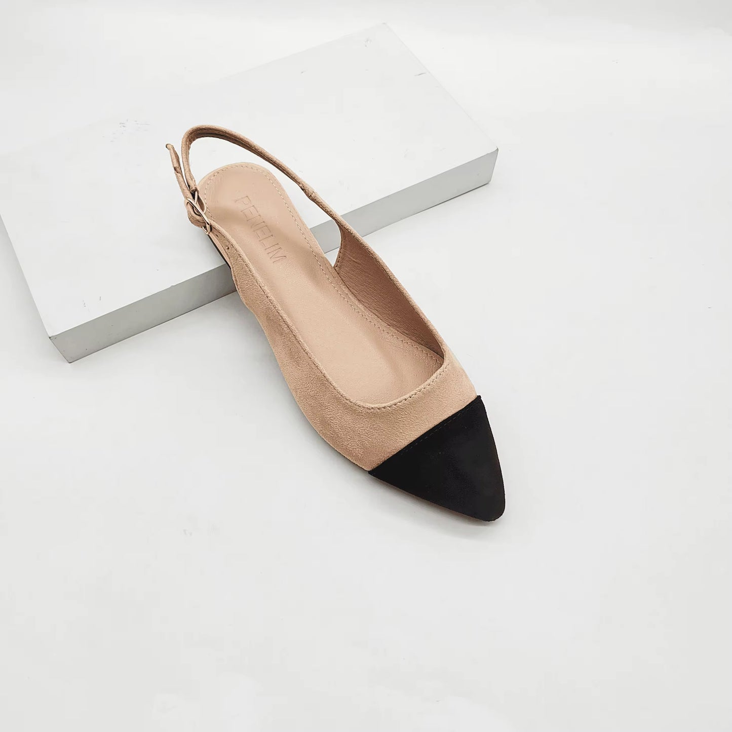 Lyla suede flats/sling backs