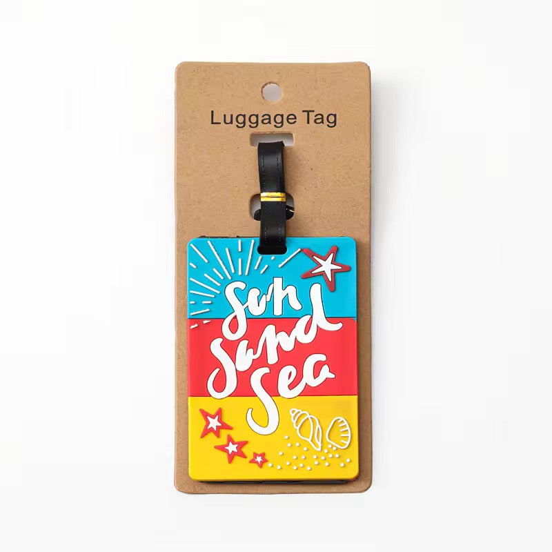 Silicone luggage tags