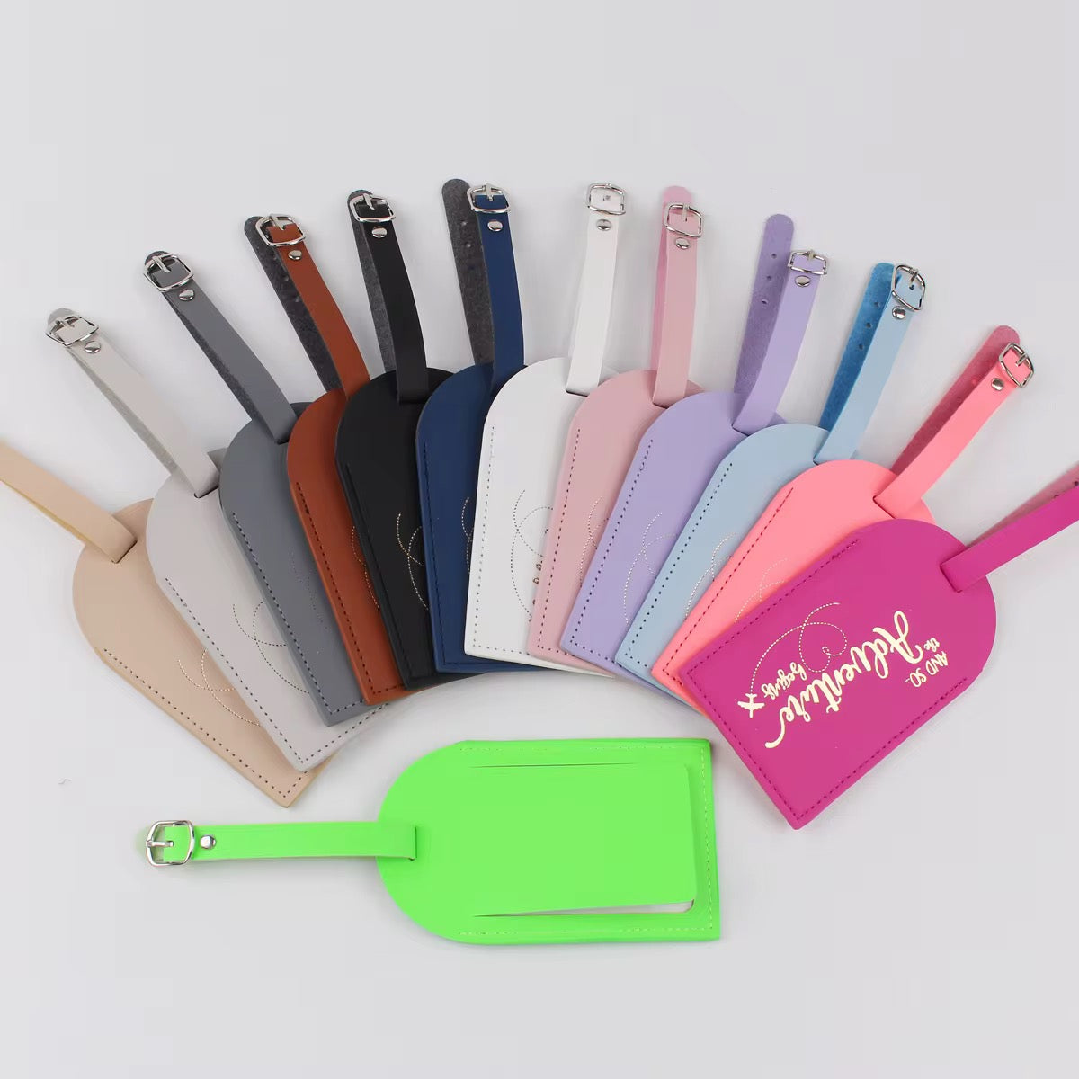 And so the adventure begins luggage tag