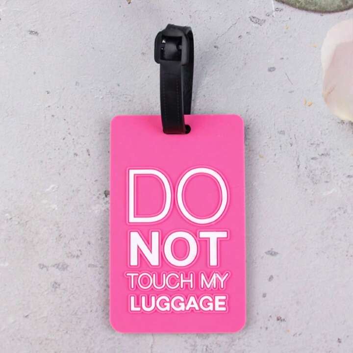 Silicone luggage tags