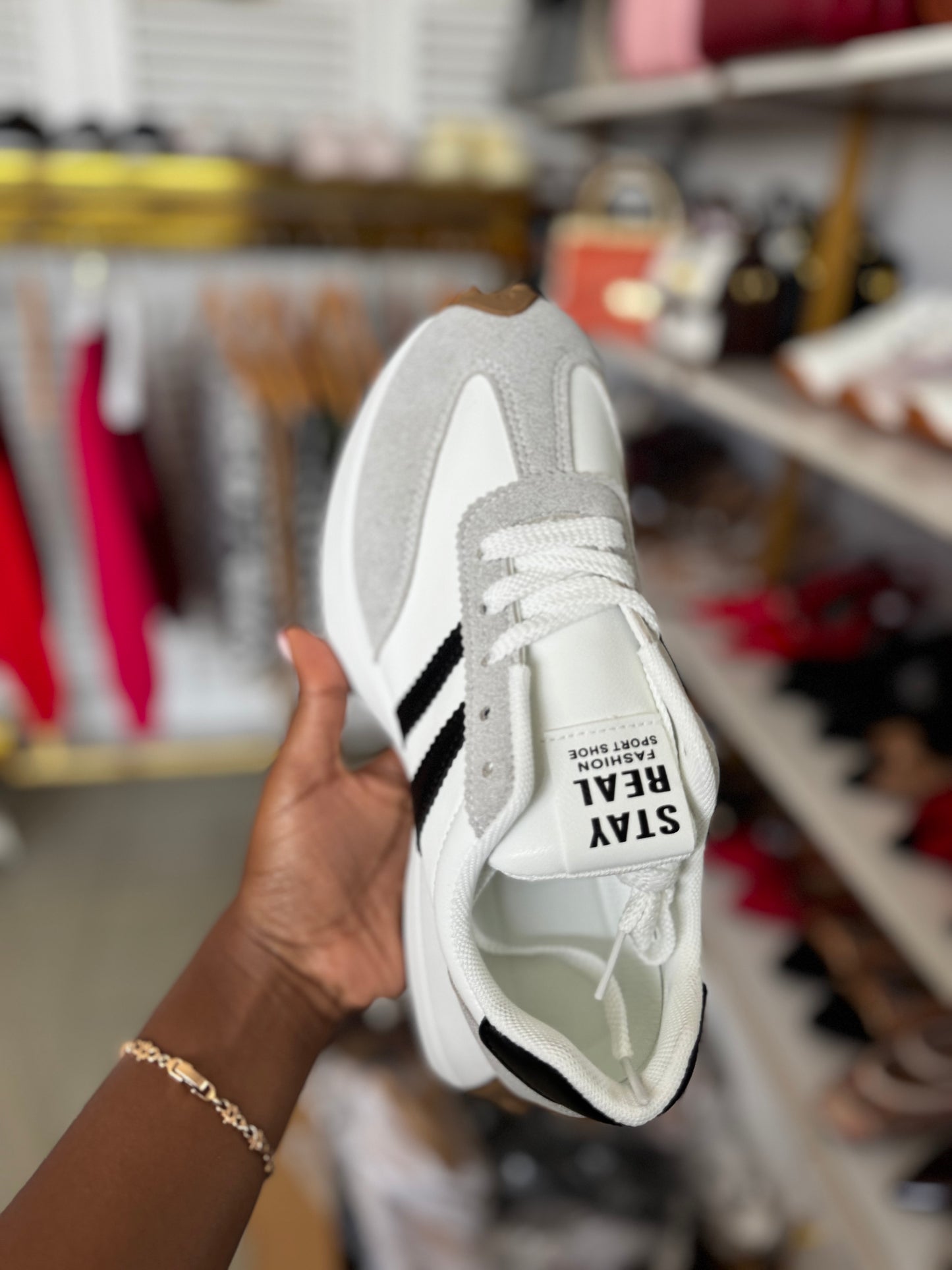 Eleanor stay real sneakers