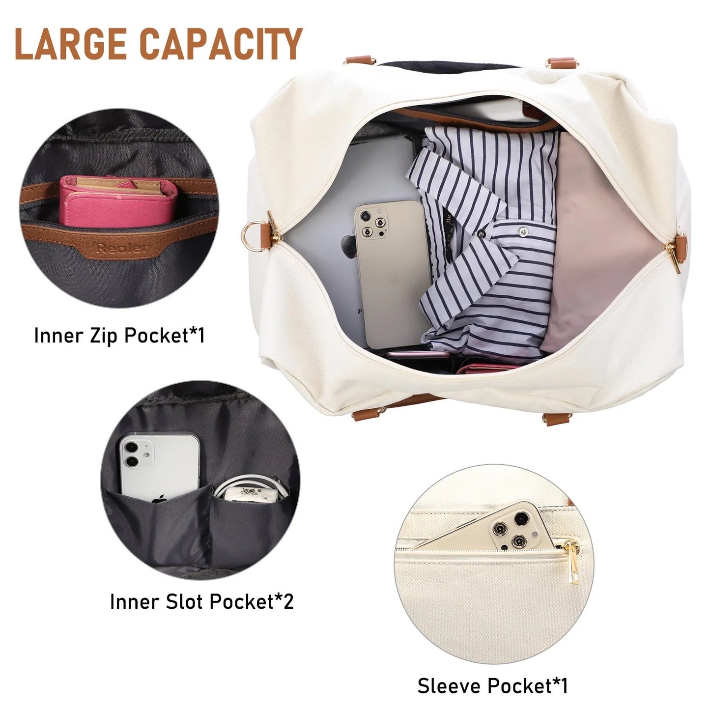 Travel duffel bag