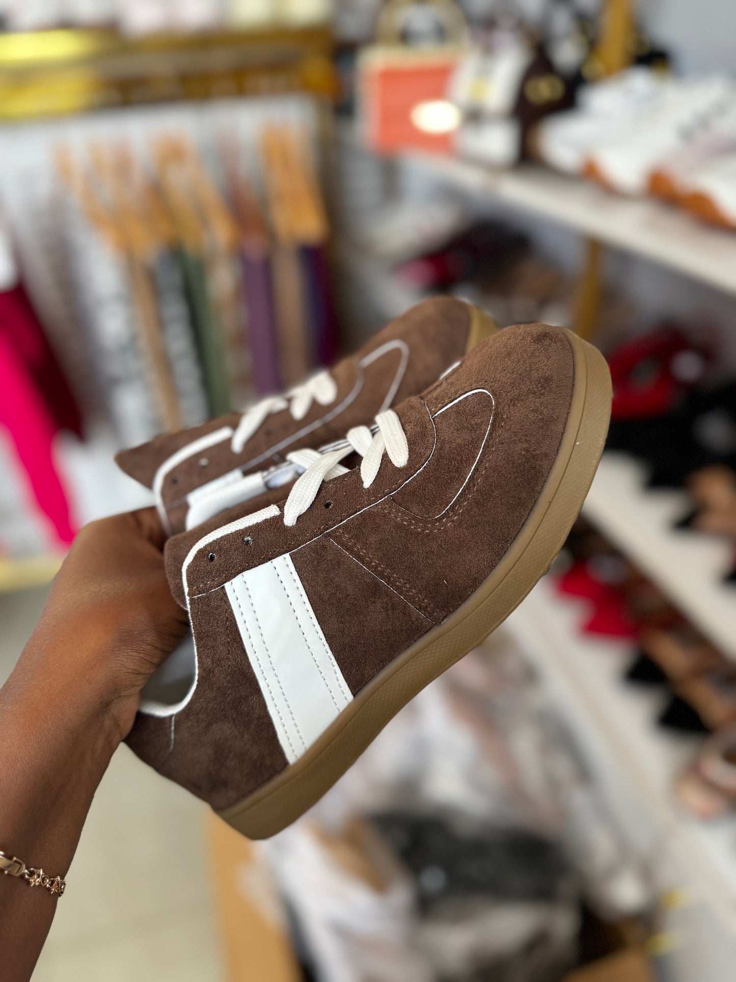 Hailey Brown sneakers