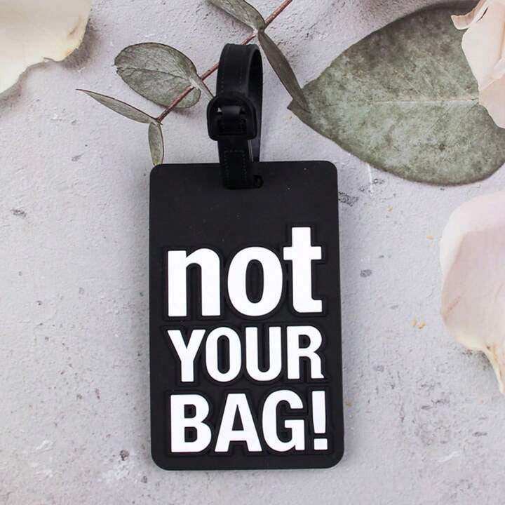 Silicone luggage tags