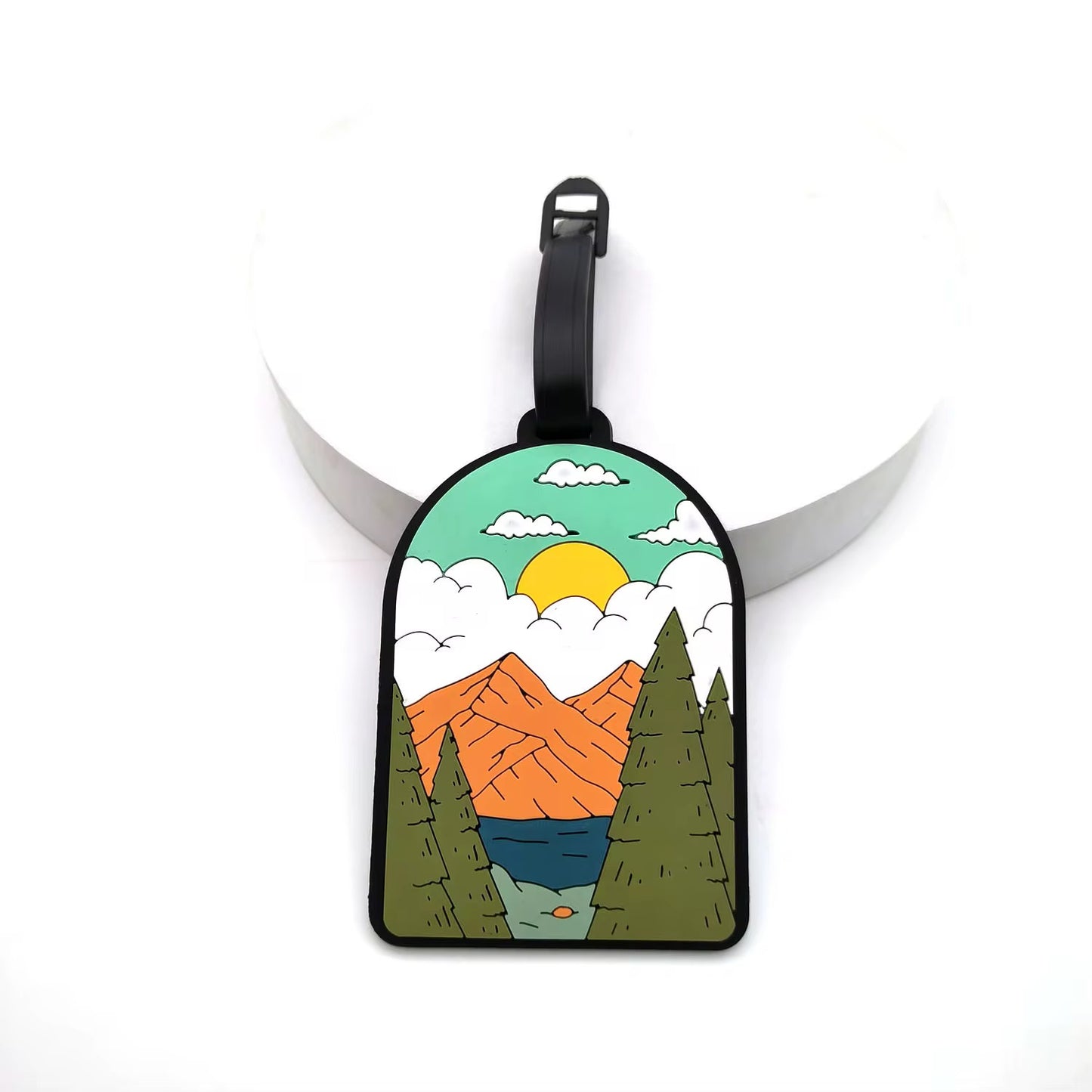 Silicone luggage tag