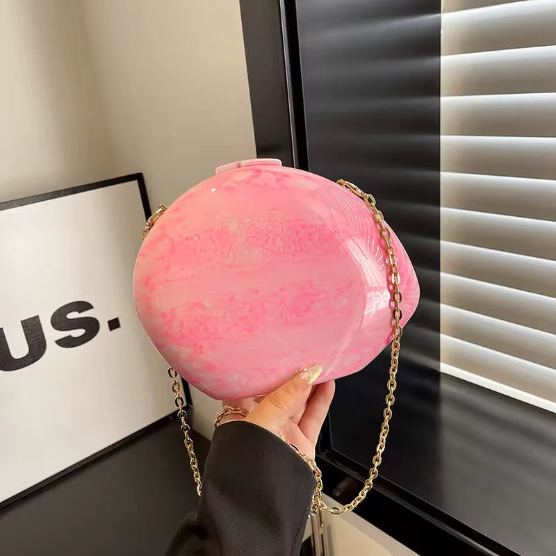 Marble clutch bag