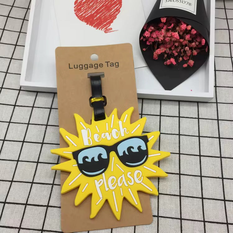 Silicone luggage tags