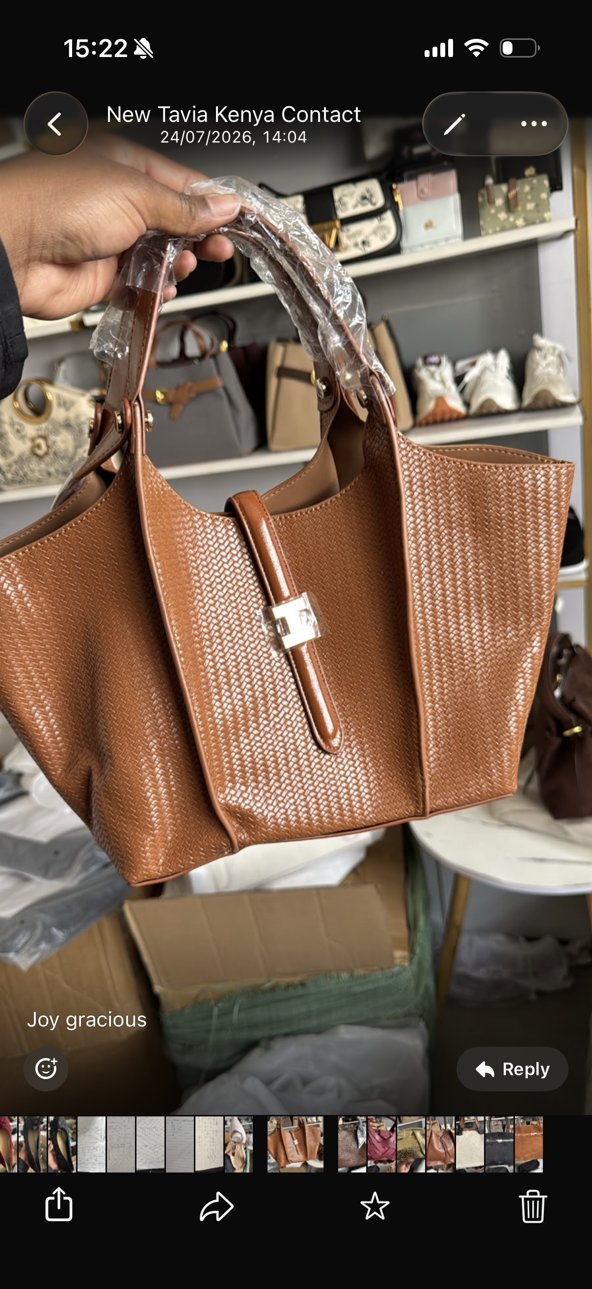 Joy gracious midi bag