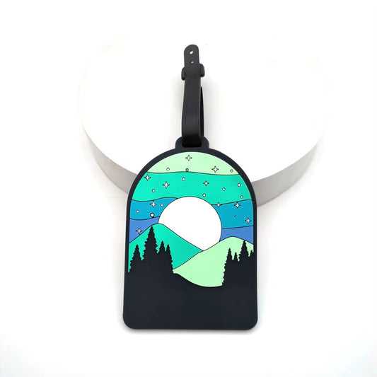 Silicone luggage tag