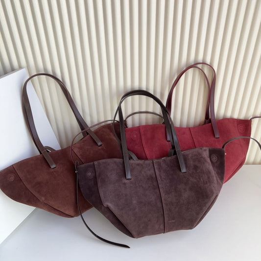 Polene SUEDE large quality tote bag
