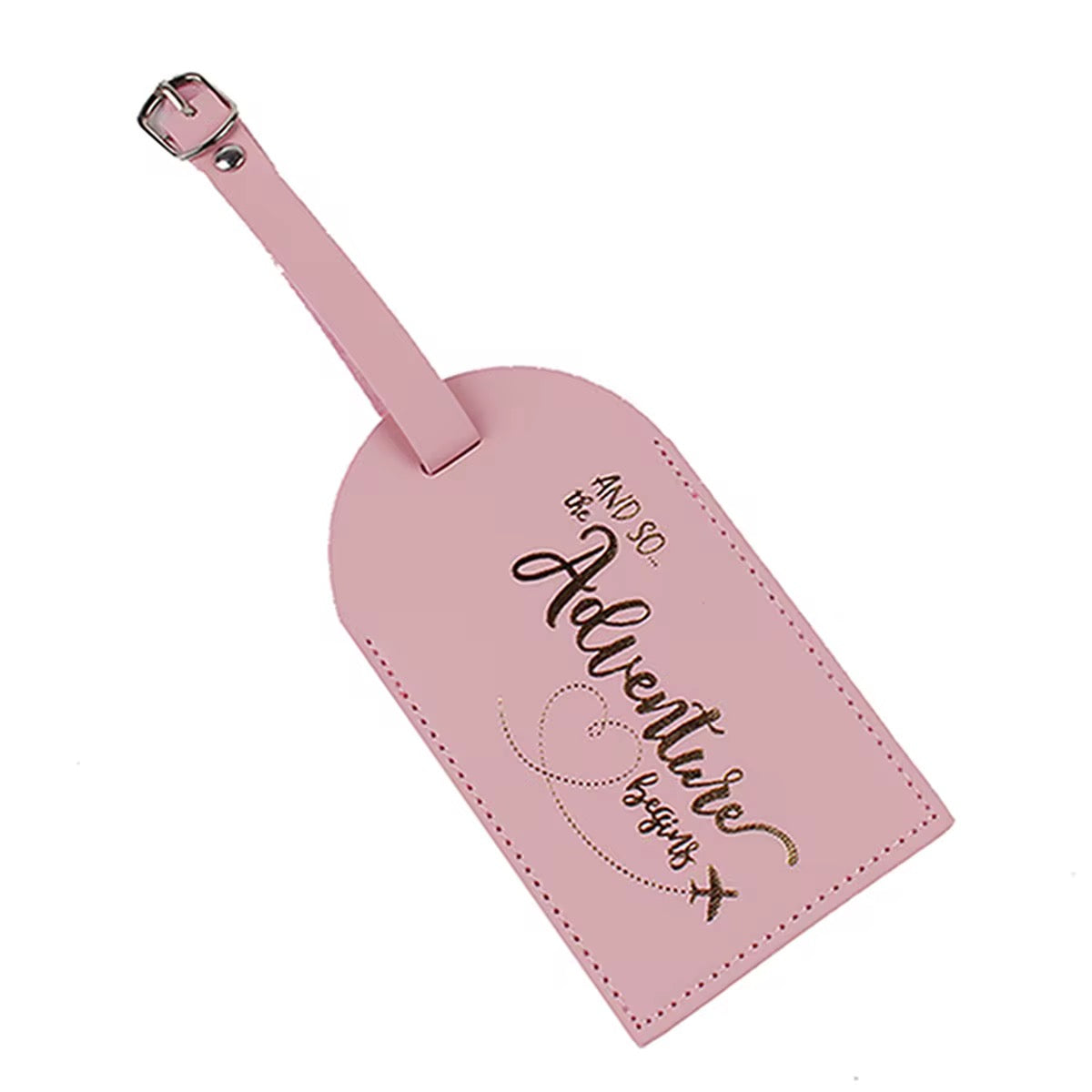 And so the adventure begins LUGGAGE TAG ONLY