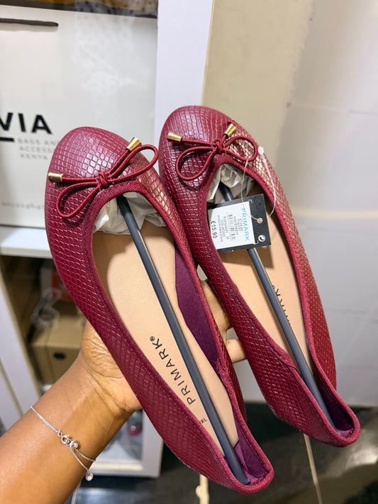 Croc print doll shoes
