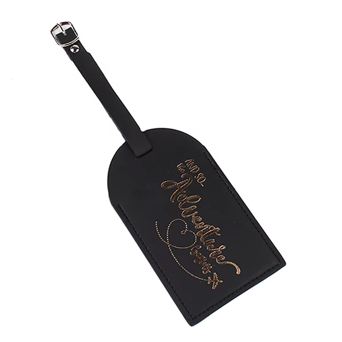 And so the adventure begins LUGGAGE TAG ONLY