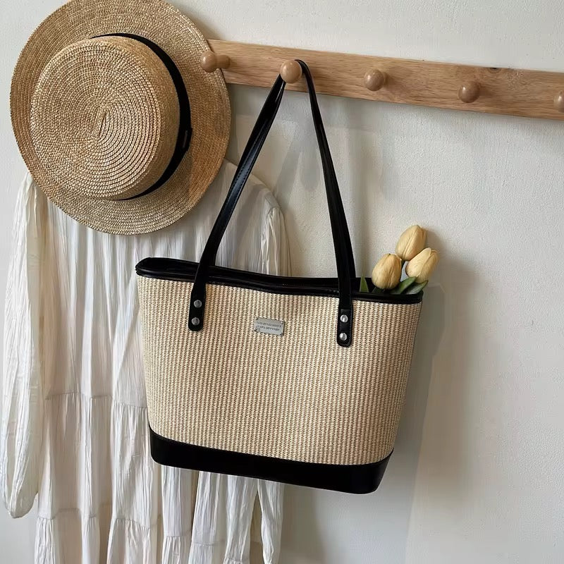 Katrina straw bag