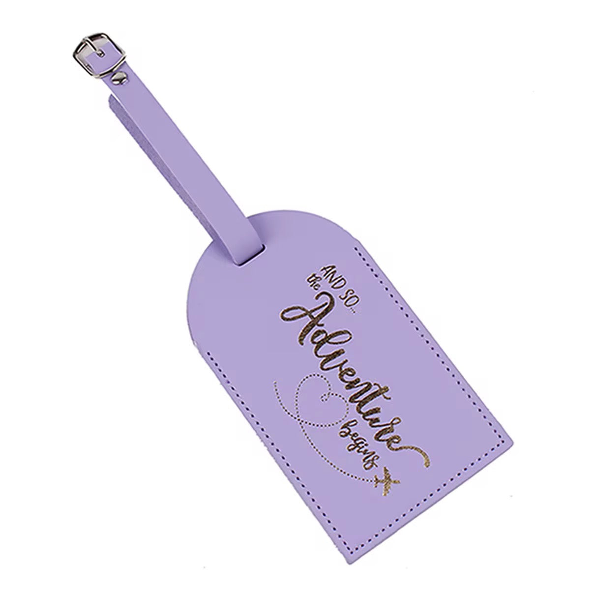 And so the adventure begins LUGGAGE TAG ONLY