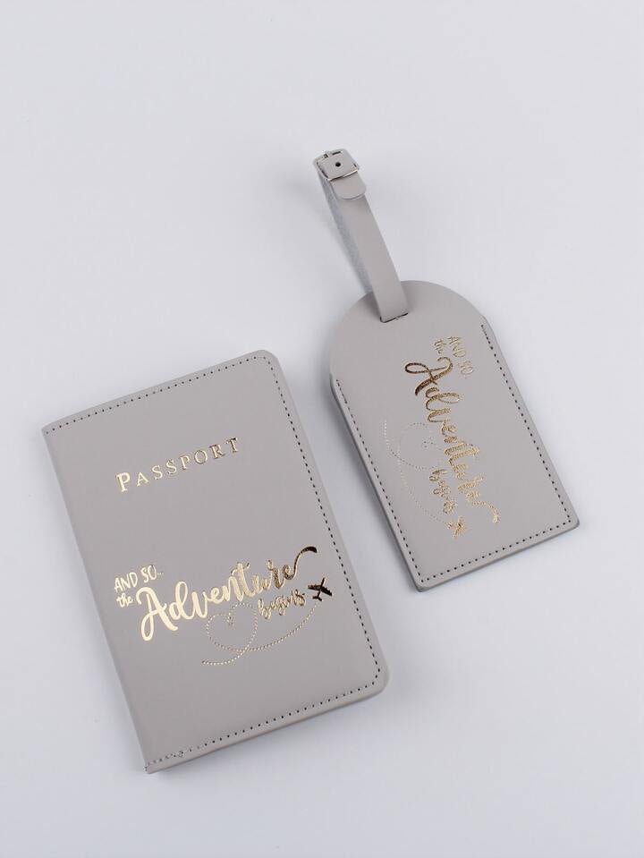 Passport cover and luggage tag