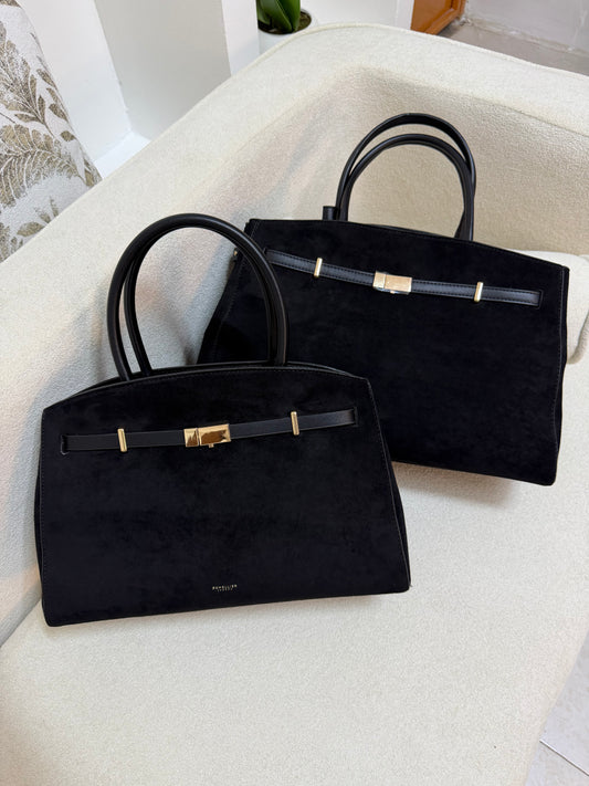 Ramona MEDIUM premium suede material handbag