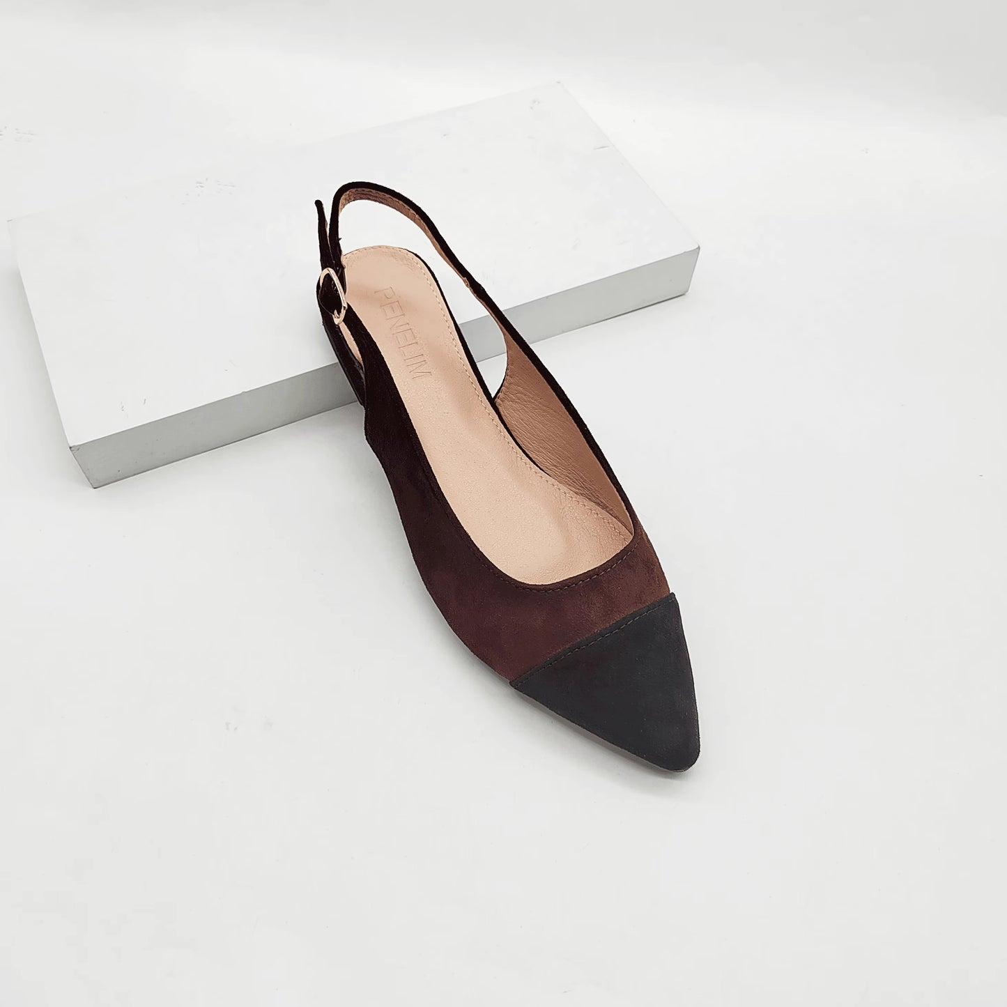 Lyla suede flats/sling backs