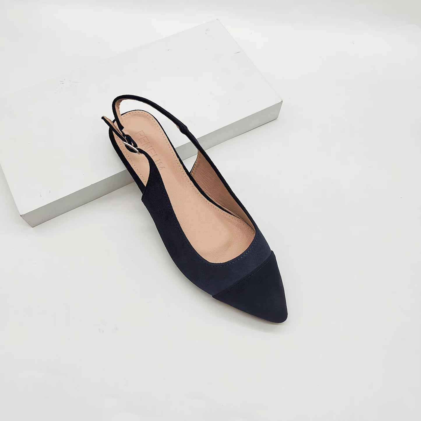 Lyla suede flats/sling backs