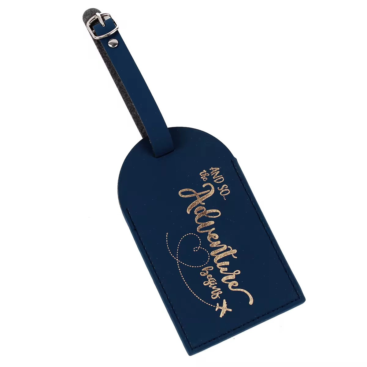 And so the adventure begins LUGGAGE TAG ONLY