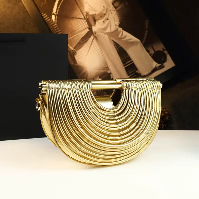 Lexi leather clutch bag