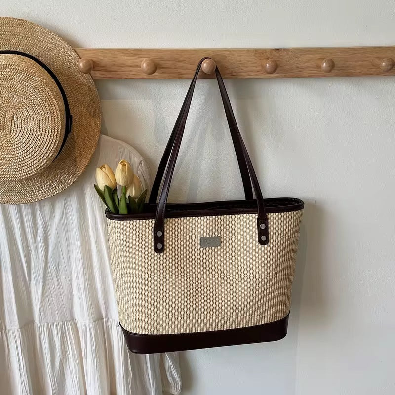 Katrina straw bag