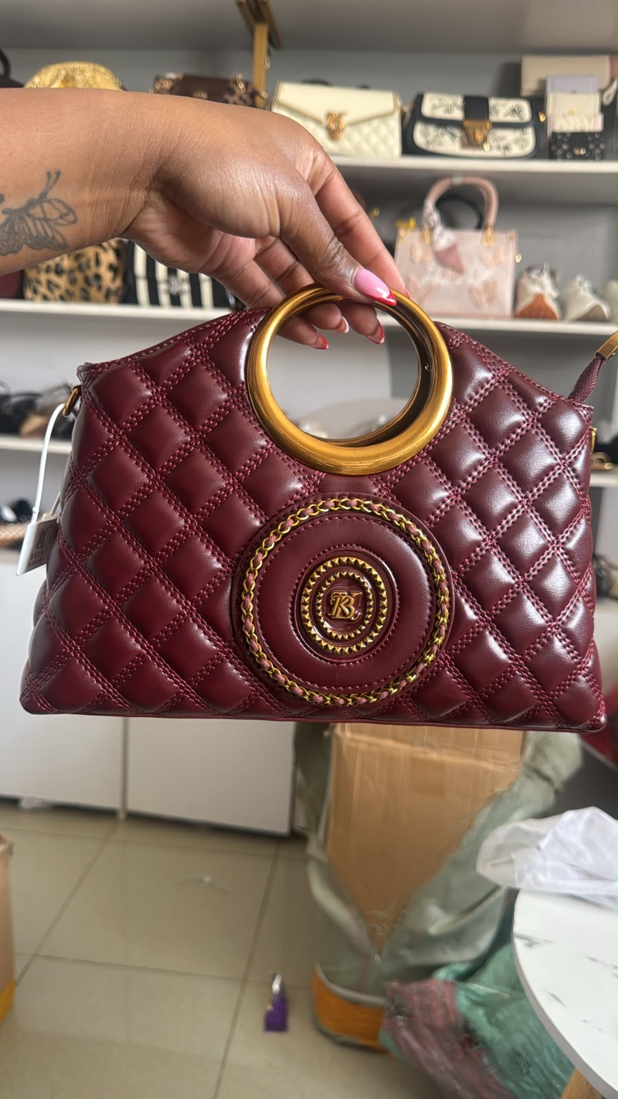 Jazmin clutch bag