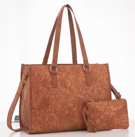 Floral “bedsitter” tote