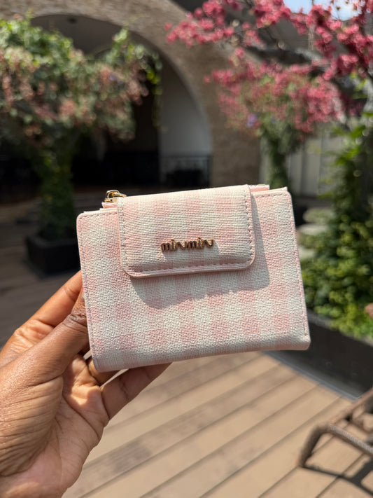 Miumiuu mini wallet with coin purse