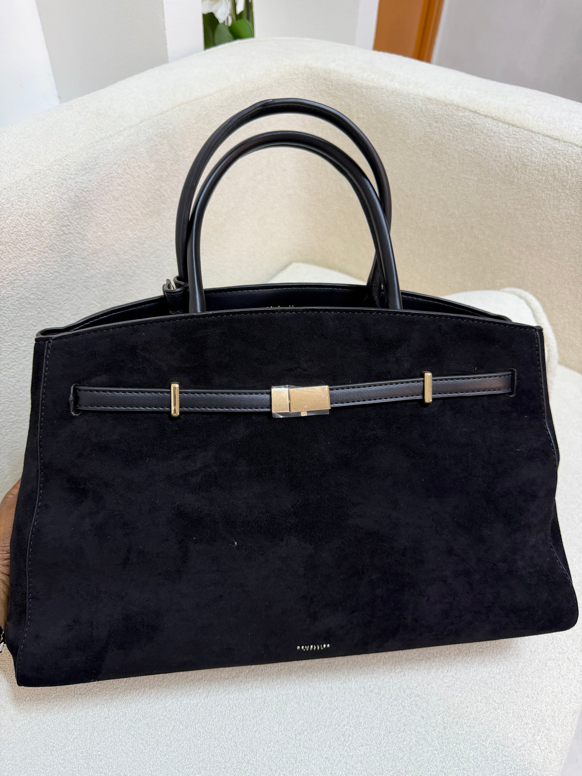 Brenda LARGE premium suede handbag