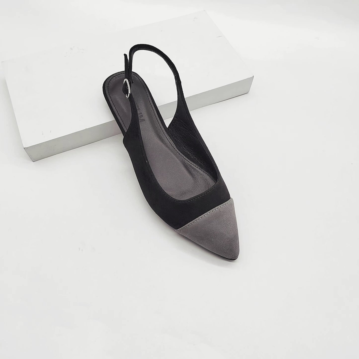 Lyla suede flats/sling backs