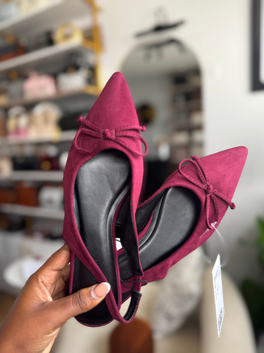 Elsie suede flats