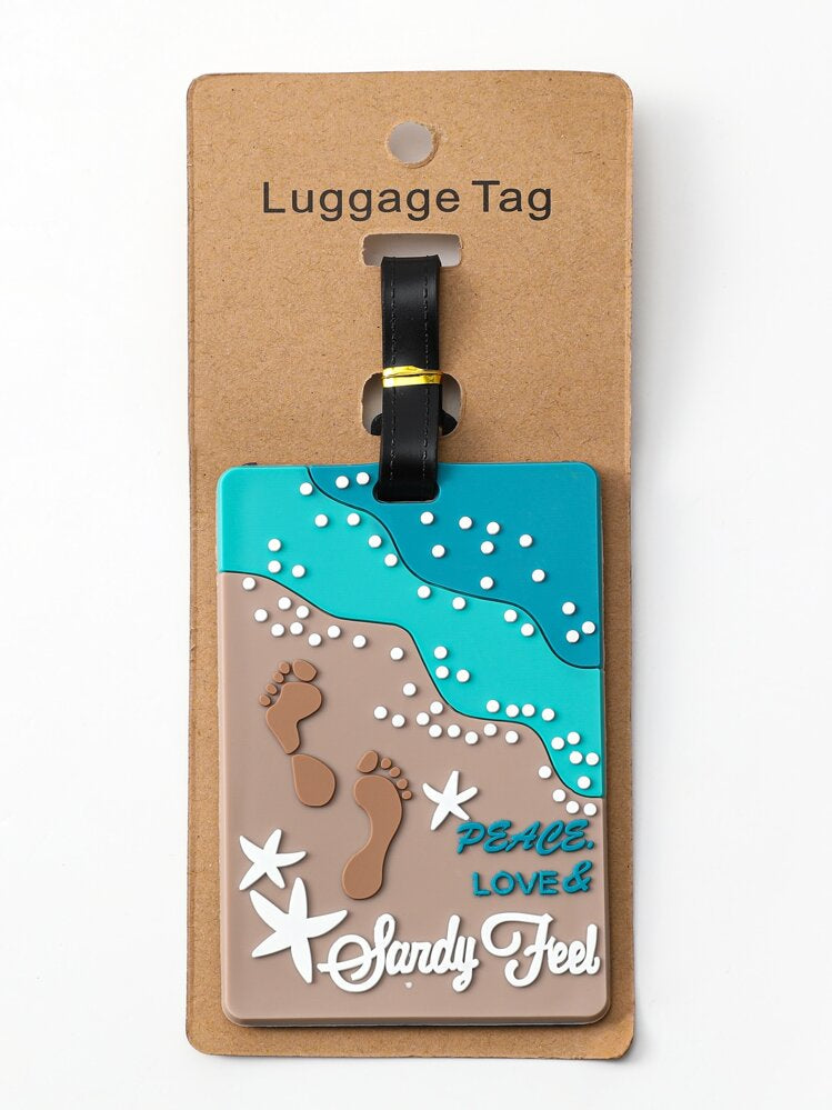 Silicone luggage tags