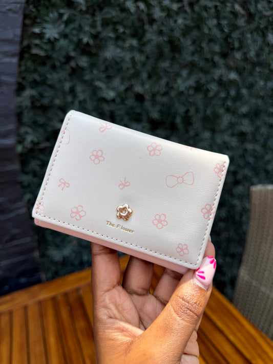 The flower mini wallet