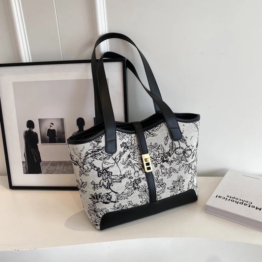 Claire floral tote bag