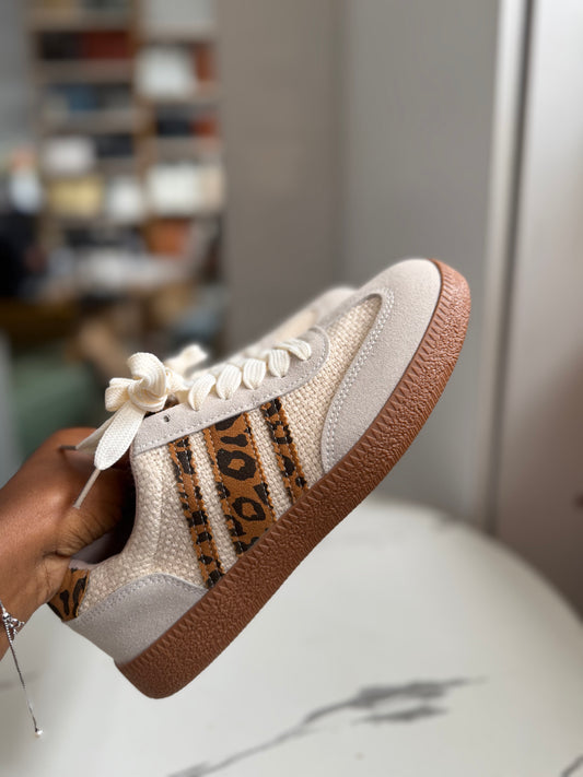 Cheetah print sneakers