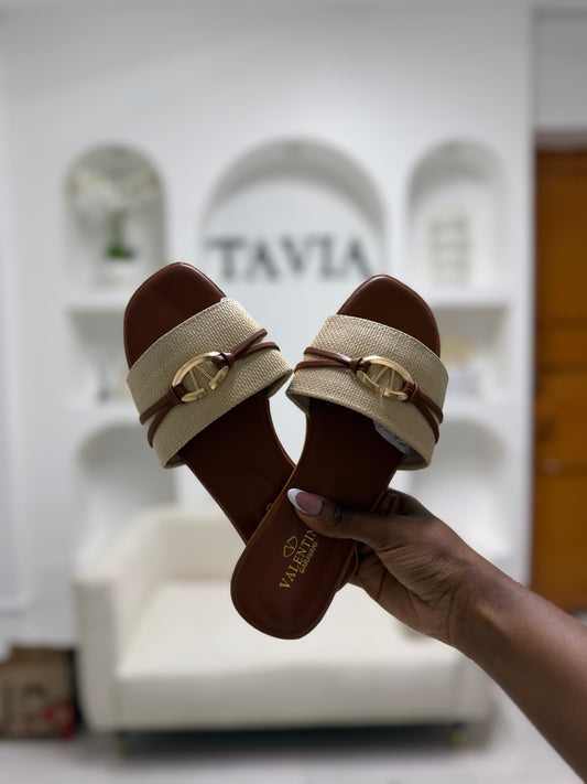 Valencia sandles/ flat shoes