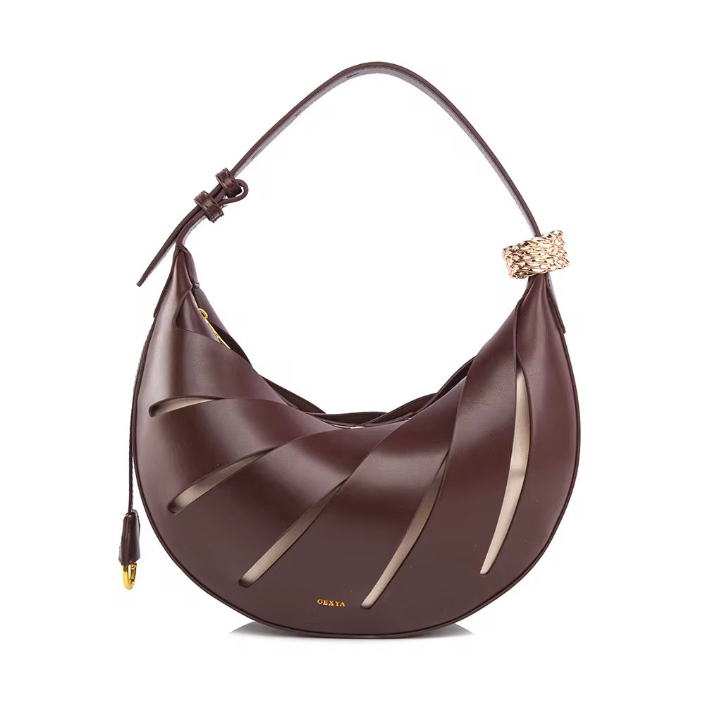Ayla leather clutch