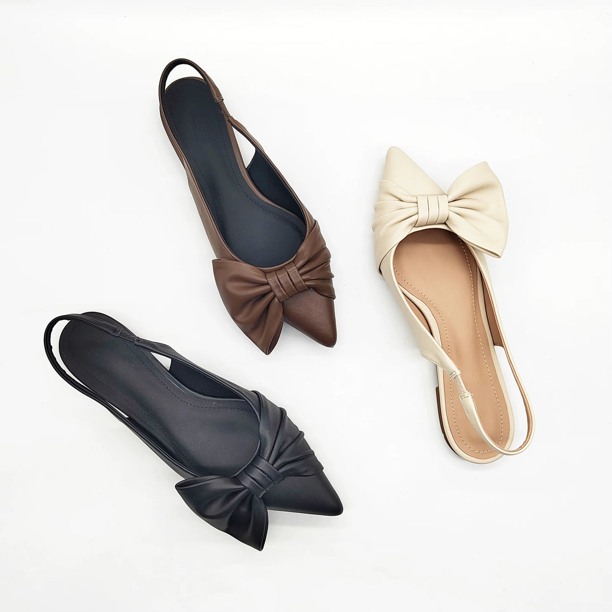 Emilia bow doll shoes / slingbacks