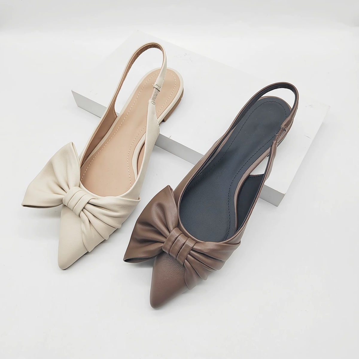 Emilia bow doll shoes / slingbacks