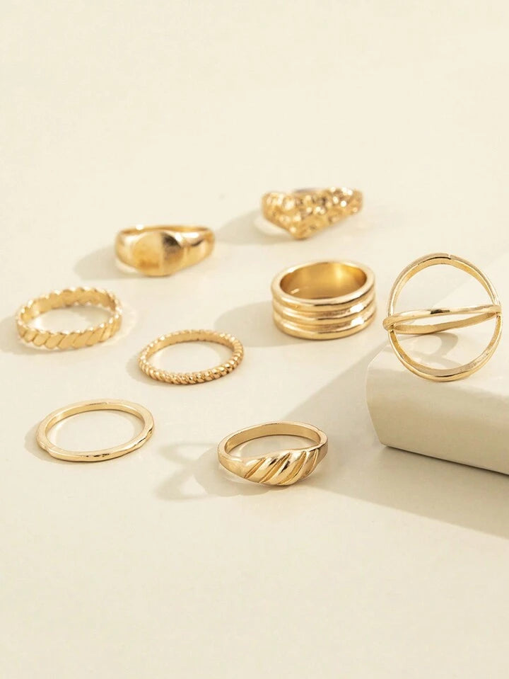 8 pc ring set