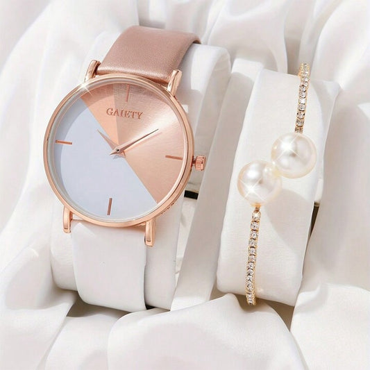 Watch and bracelet set