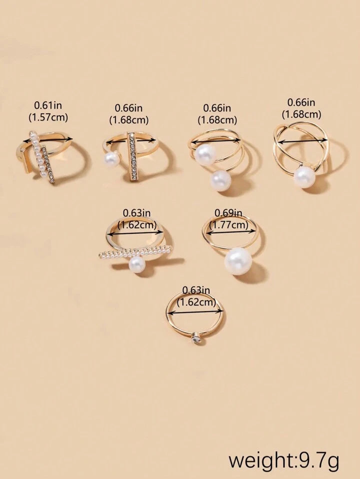 7 pc ring set